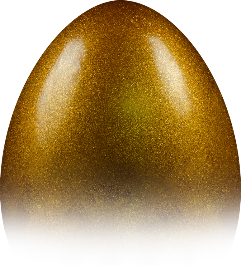 Illustration oeuf doré